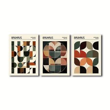 3er Leinwanddrucke  Bauhaus