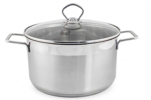 Edelstahl kochtopf 26 cm - edelstahl,
