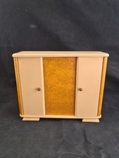 Kleiderschrank Schlafzimmer Schrank Holz Puppenhaus Puppenstube antik alt