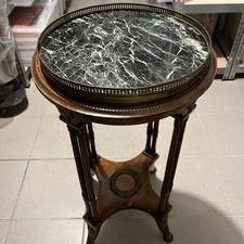 Frankreich Art Deco Tisch Holz Marmor Beistelltisch Konsolentisch 