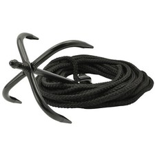 Wurfanker Stahl Schwarz Ø