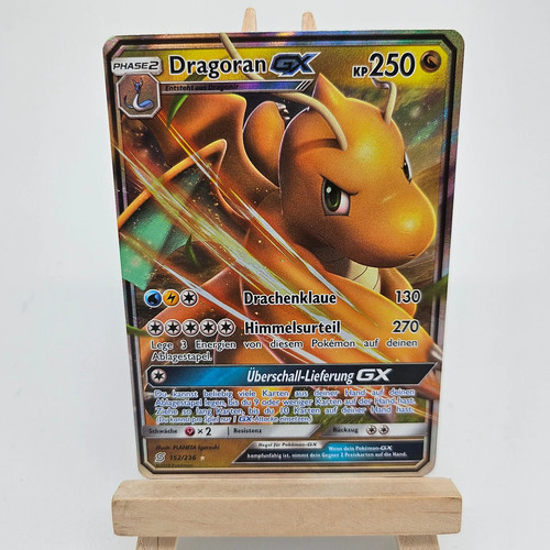 Pokemon karte dragoran - dragoran, gx