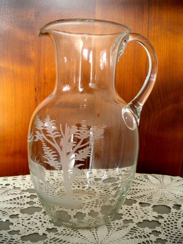 Weinkrug glaskrug karaffe - weinkrug,, glaskrug,