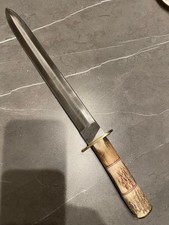 Edles Jagd-&Sammlermesser Mit Hirschhorngriff