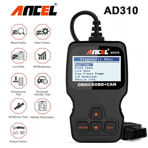 Ancel ad310 profi kfz obd2 - profi,