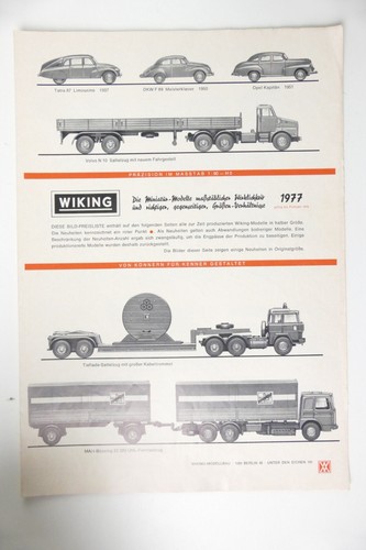 Wiking 1977 katalog 24965 - katalog, h-24965