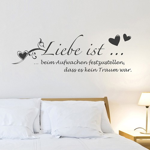 Wandtattoo spruch liebe - ,
