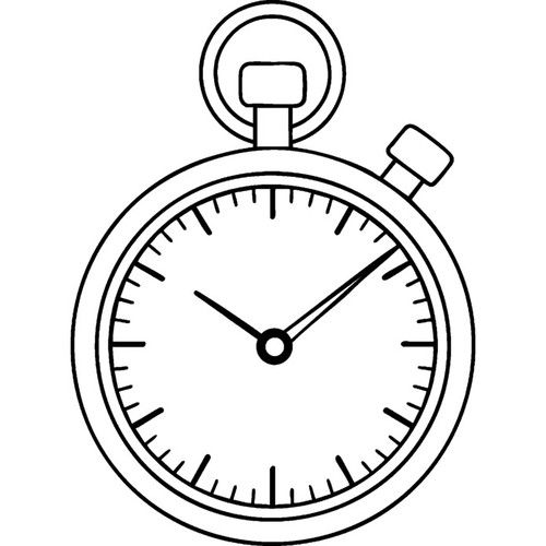 Stempel stoppuhr unmontiert - stempel, "stoppuhr"