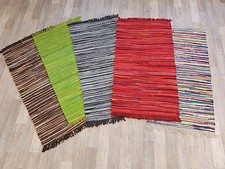 Fleckerl Handwebteppich 2.200g/m2 Fleckerlteppich Flicken Teppich in 4 größen