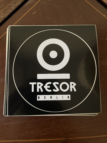 Tresor berlin sticker schwarz - sticker,