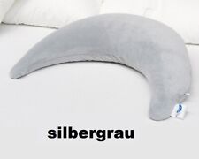 Theraline Plüschmond Stillkissen Stillmond Farbe silbergrau Babylagerungskissen