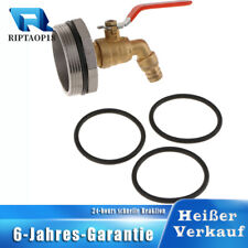 Edelstahl Tonne Steckdose Ölhahn Öl Faßhahn Wasserhahn 90° drehen Becken Ölhahn