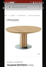 Ausziehbarer ESSTISCH. Durchmesse:120cm+50cm Integrierte Faltplatte)