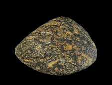 Granatamphibolith aus dem Isarbett, Oberbayern; 3,5 x 2,5 cm