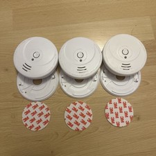 3x Rauchwarnmelder Feuermelder Brandmelder Rauchmelder SystAlert weiß