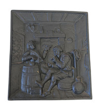 Antike Ofenplatte Gusseisen