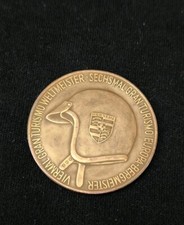 Alte Porsche Münze Porsche Kalender 1967 Gran Turismo  Rennhelm  Sammler Bronze 