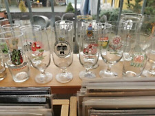 6x Original DDR Glas Biertulpe 0.33L  MAGDEBURG Börde Brauerei DIAMANT PILS