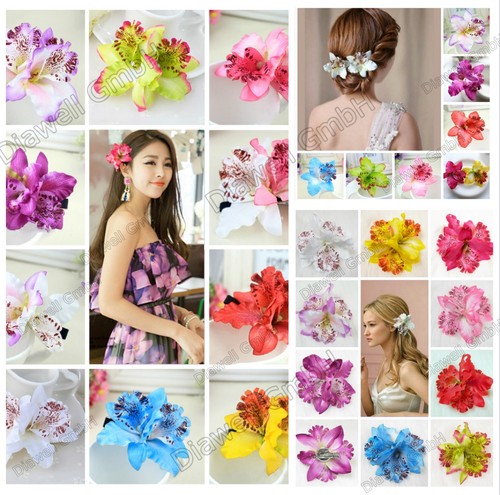 Orchidee haarblume haarclip - haarblume,