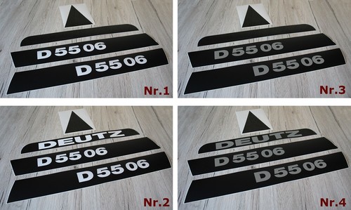 Deutz d5506 aufkleber lang - deutz,