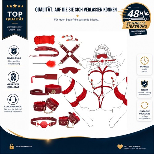 Bdsm bondage set teilig - bdsm,