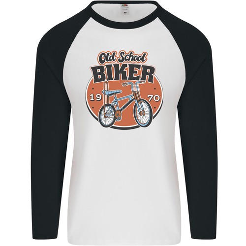 Old school biker fahrrad - old,