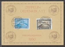 ✔️ Deutsches Reich Graf Zeppelin Chicago Fahrt 1930 SELTENE...