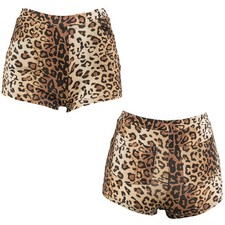 Leo Print Hotpants Shorts