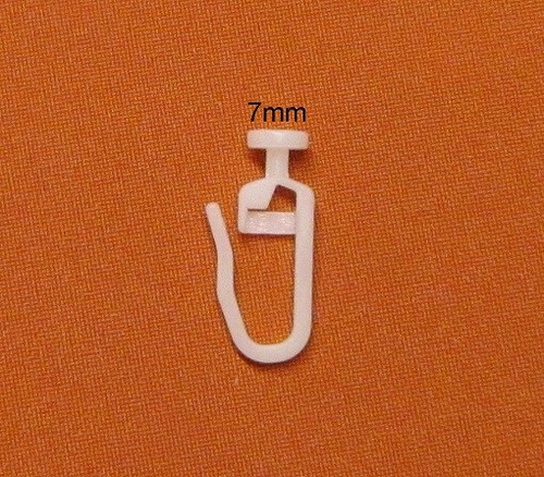 Gardinengleiter mit 7mm