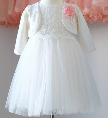 2tlg taufkleid bolero - 2tlg., +