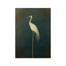 Leinwanddruck  Storch