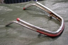 Stoßstange Chrom /Rot gebraucht Vespa PK 50 125 XL Paraurti Parafango Anteriore