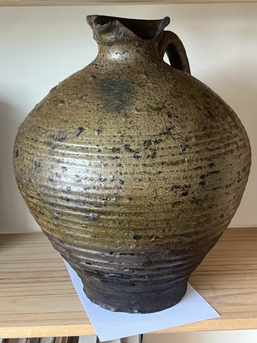 Antiker steinzeugkrug mit - antiker,