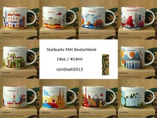 Starbucks City Mug Tasse Becher You are here YAH Deutschland Germany 14oz NEU