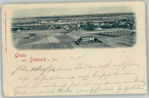 Simbach inn 1898 - simbach, x