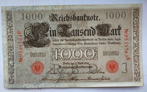 1000 mark reichsbanknote - 1000,