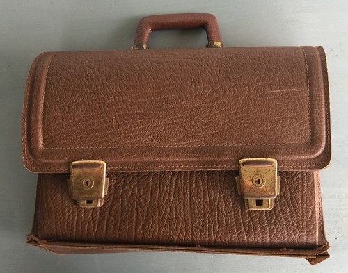 50er jahre ledertasche - 50er,