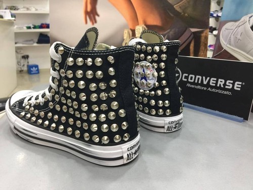 Converse all schwarz custom - st,