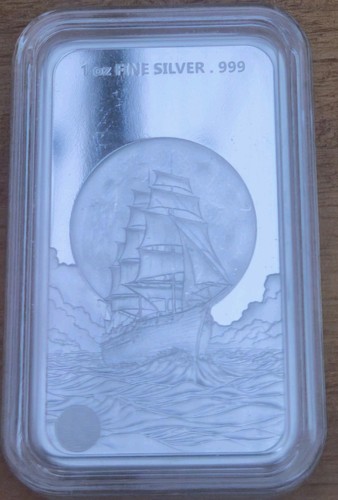 Silberbarren 999 schiff - 1, oz