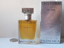 Parfum Vintage Cristobal Pour Homme Balenciaga 30ml Eau De Toilette
