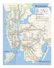 New York City U-Bahn-Karte