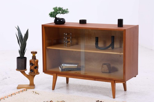 Vintage nussbaum vitrine - nussbaum, mid