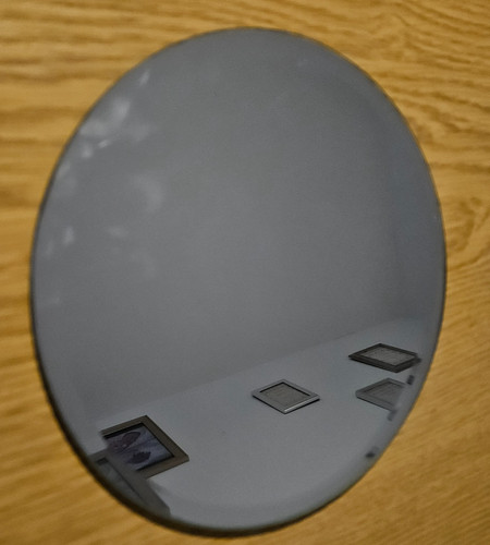 20cm runde spiegelplatte - 20cm, mit