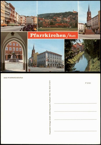 Pfarrkirchen mehrbild - pfarrkirchen, mehrbild-ak