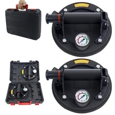 1/2x Saugheber 250/360KG Vakuumheber Saug Hebefenster Glassauger mit/Oh Koffer