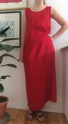 Luftiges maxikleid aus reinem - luftiges,