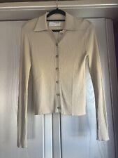 Strickjacke Weste Beige Selected Größe S 