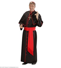 Kostüm Kardinal M - 3 XL  Cardinal Verkleidung Priester Geistlicher