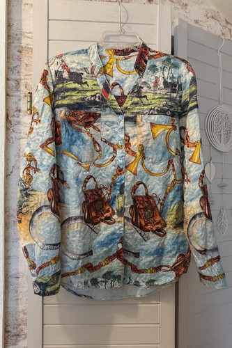 Vintage bluse damen s bunt - vintage,