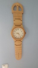 Quarzuhr Holz Armband Wanduhr